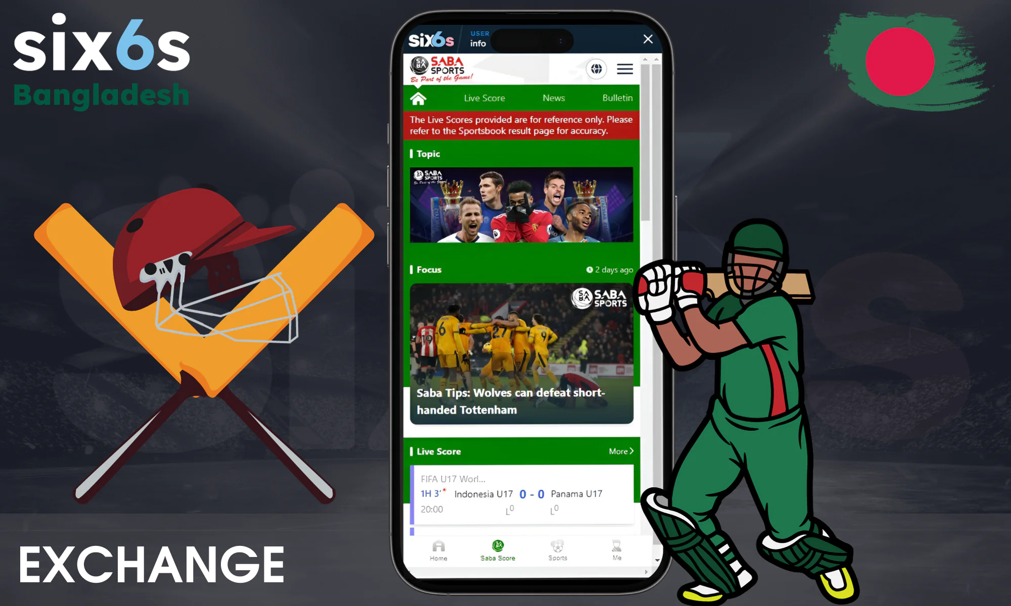 Experience the thrill of betting against other players at Six6s