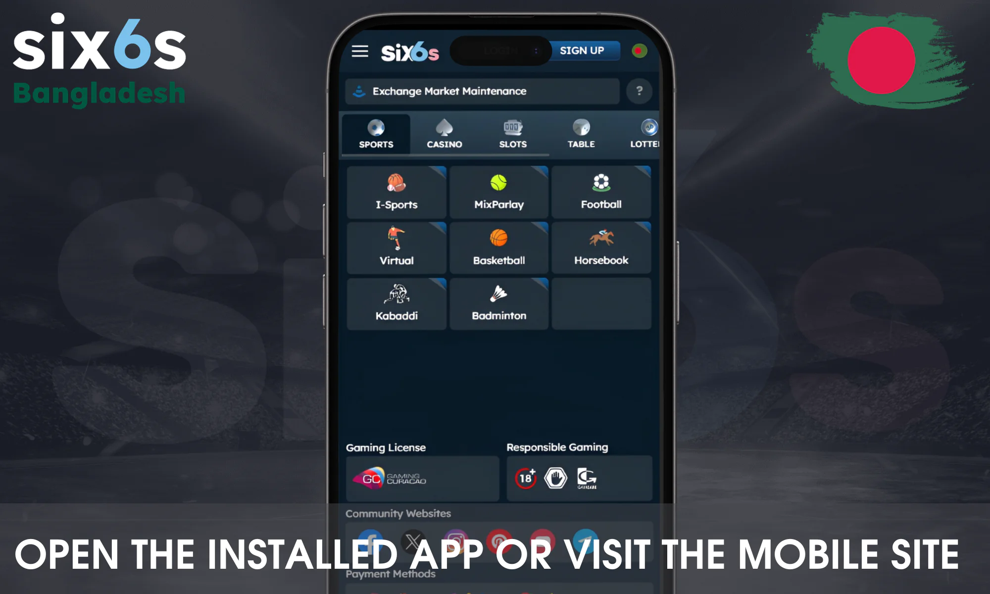 Log in to your existing account or launch the app to get started.