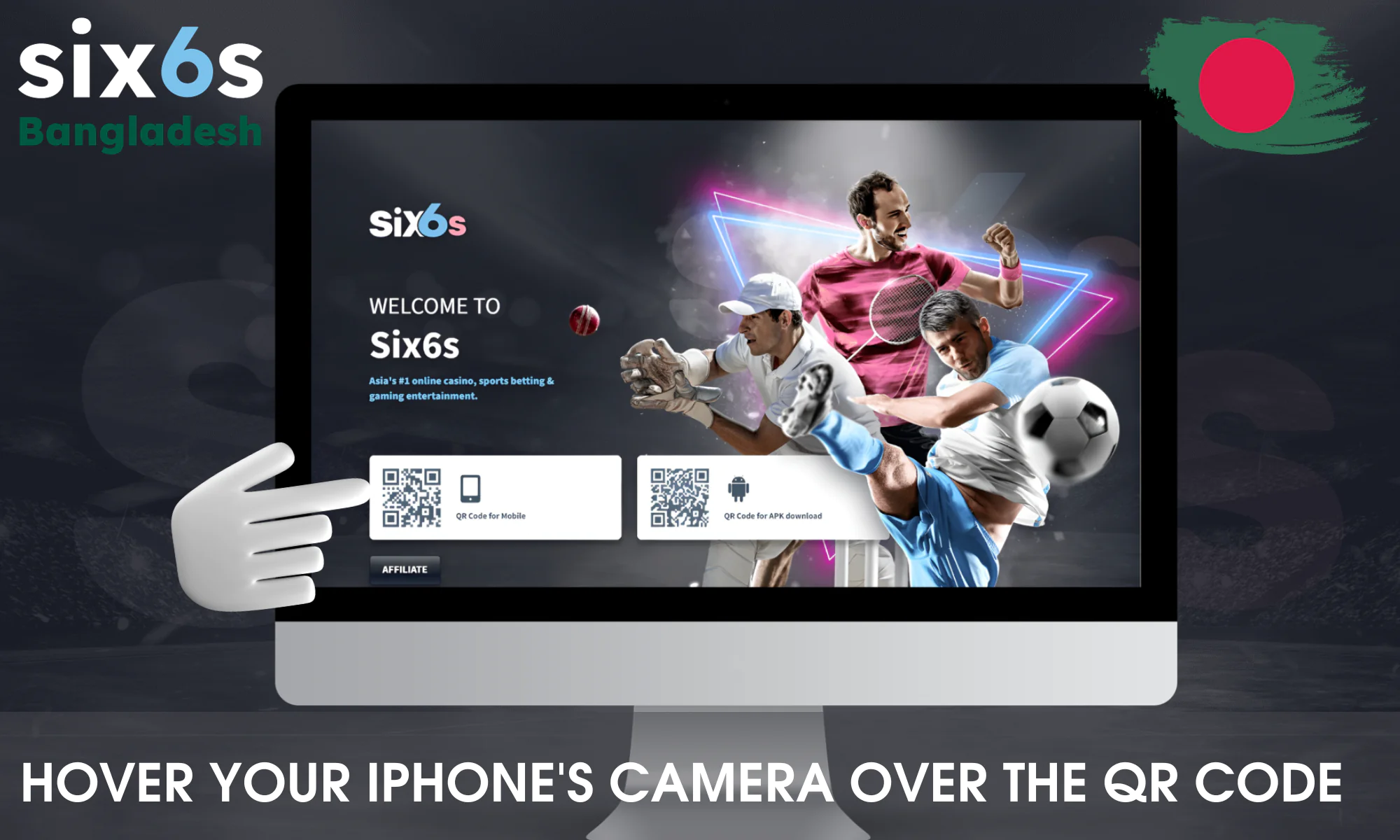 Scan the QR code with your phone