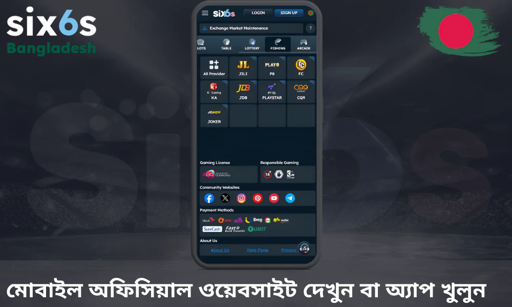 আপনার ডিভাইসে ইনস্টল করা অ্যাপটি অথবা অফিসিয়াল ওয়েবসাইটটি চালু করুন