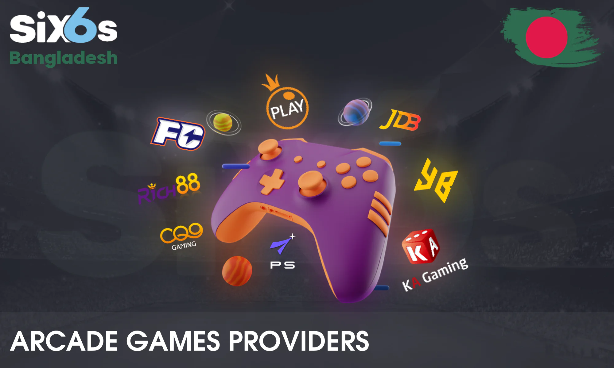 Our comprehensive list of Arcade game developers at Six6s Casino