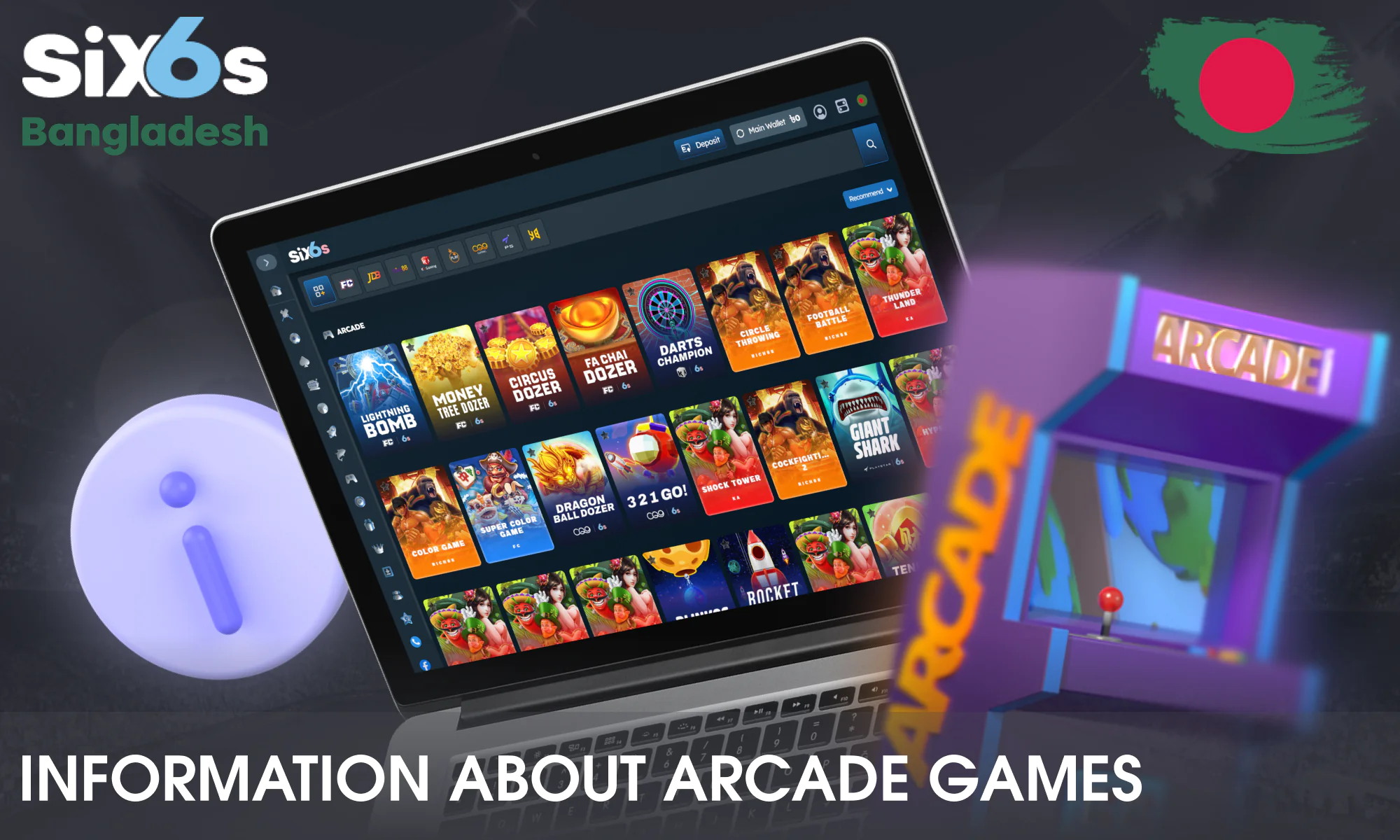 Quick Overview: Six6s Arcade Games