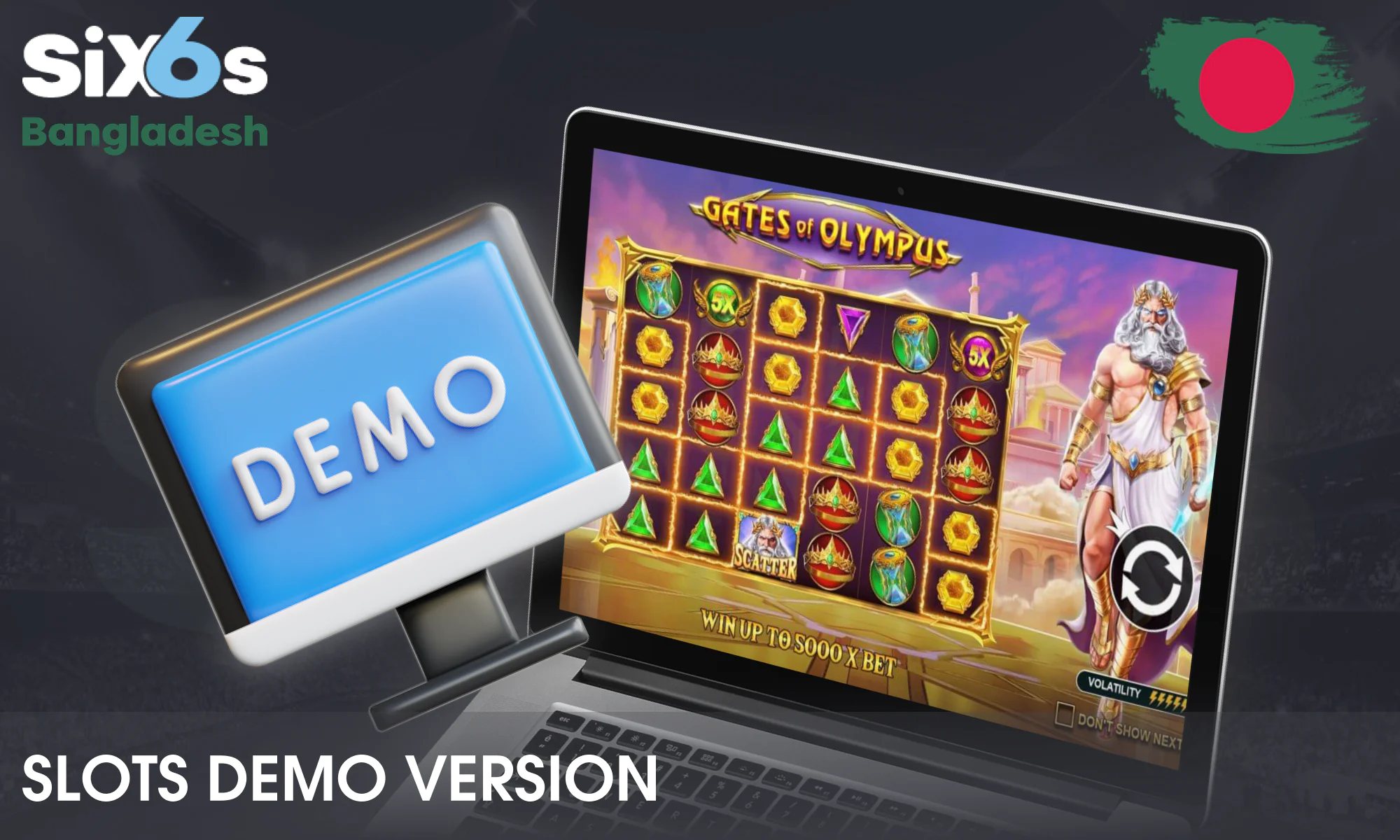 Practice for free with Six6s demo slots—zero risk, all the fun.