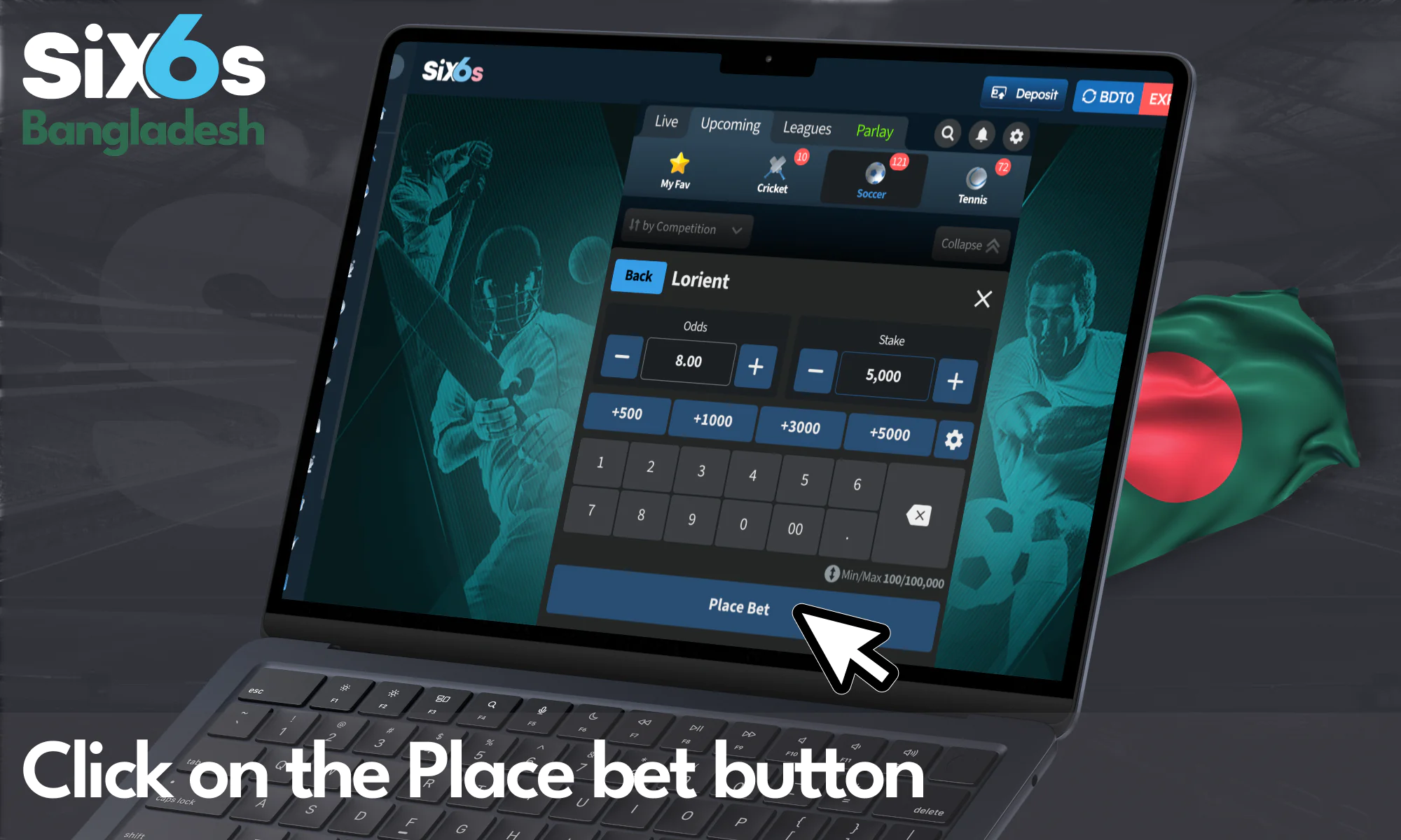 Place bet at Six6s Bangladesh