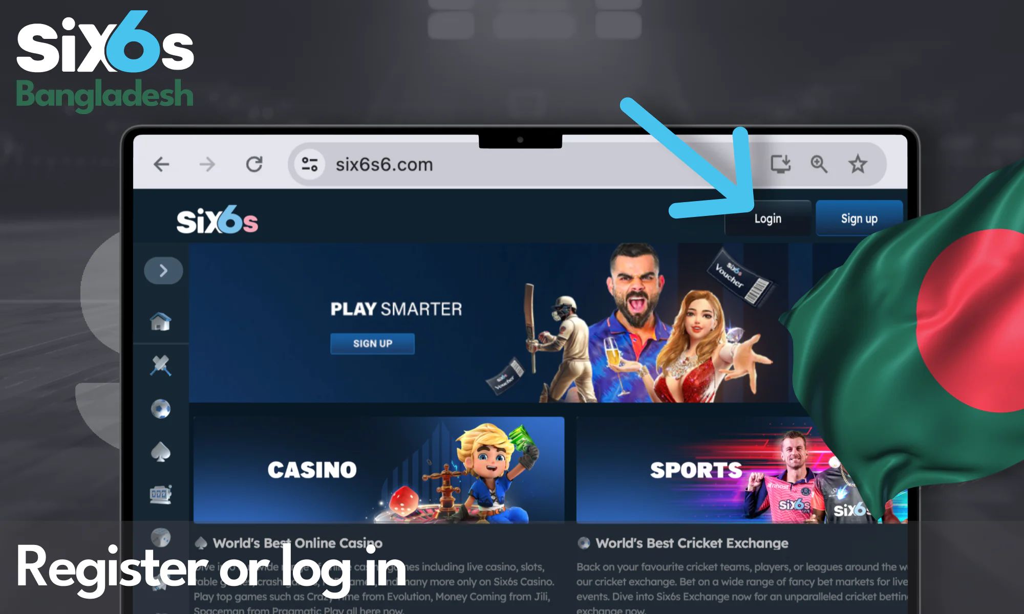 Log in or sign up at Six6s Bangladesh to access basketball markets.