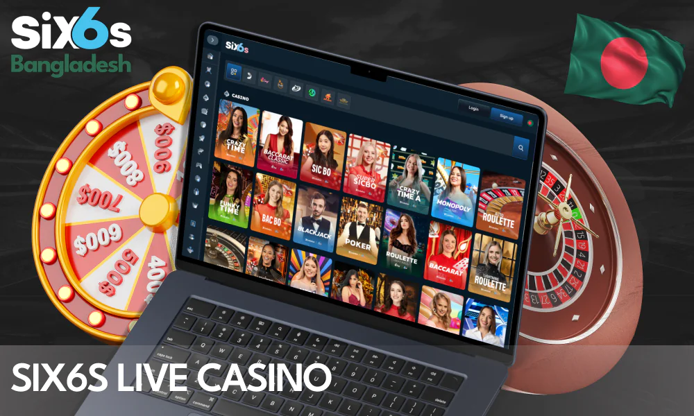 Enjoy Premium Live Casino Action at Six6s Bangladesh