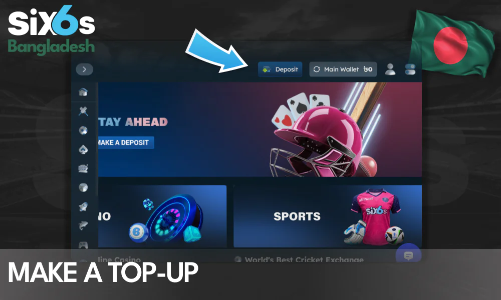 Deposit Funds at Six6s to Unlock Live Gaming